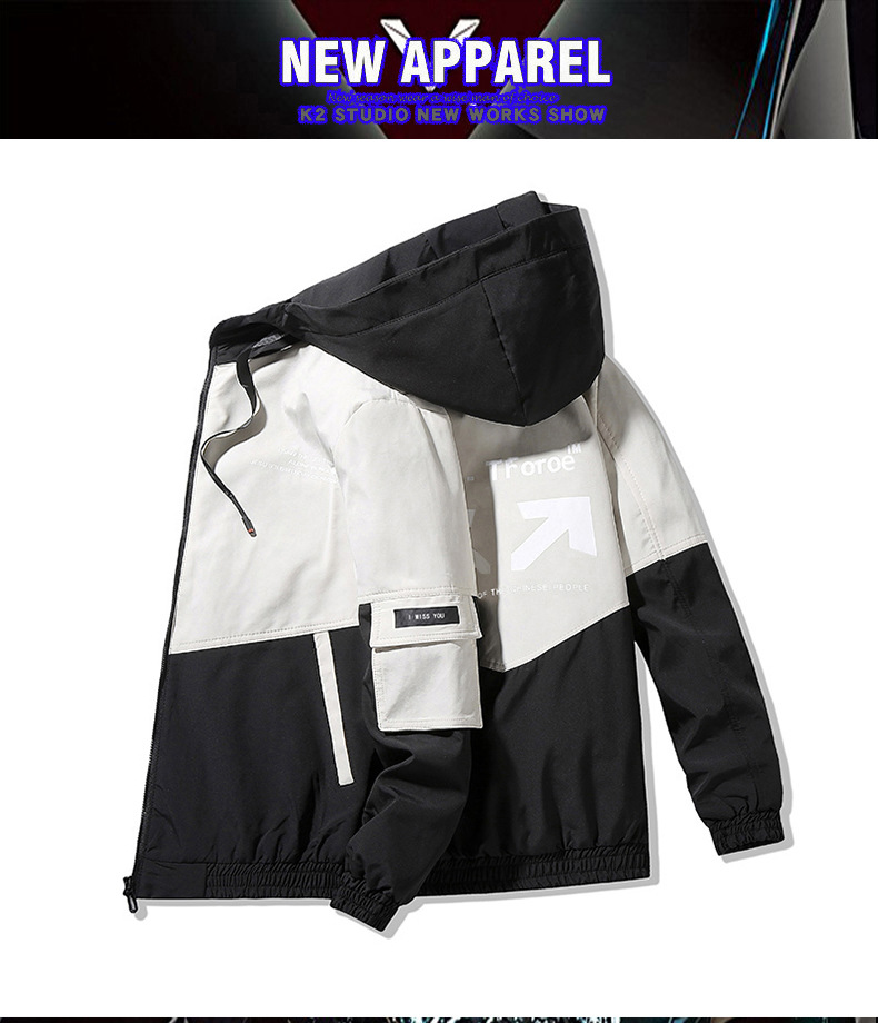 Veste hommes automne et hiver nouvelle veste pilote outillage Style hommes manteau hommes printemps et automne coupe-vent hommes modèles_voghion.com