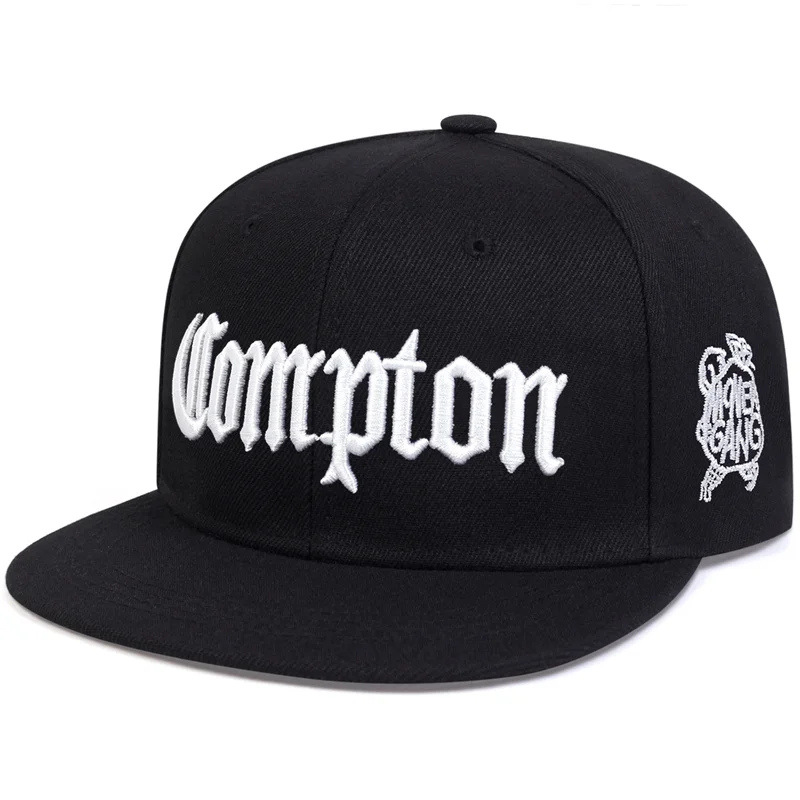Cappello Hip Hop Compton Youth a tesa piatta da uomo alla moda per la danza di strada_voghion.com