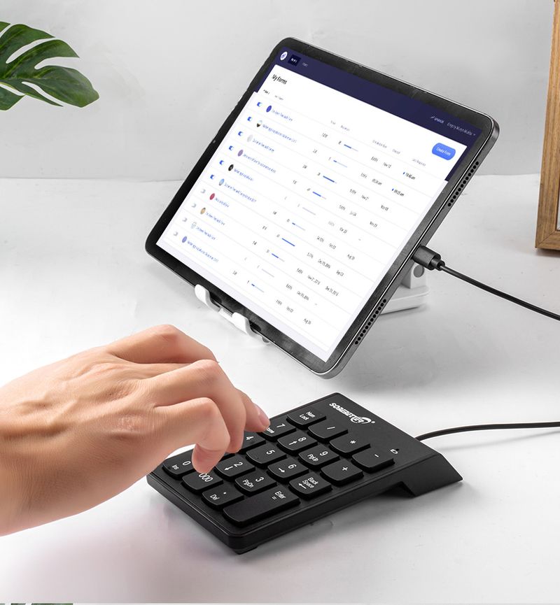 Laptop Digital External Mini Ultra-Thin Type-C /USB Financial Accounting Cashier Keyboard_voghion.com