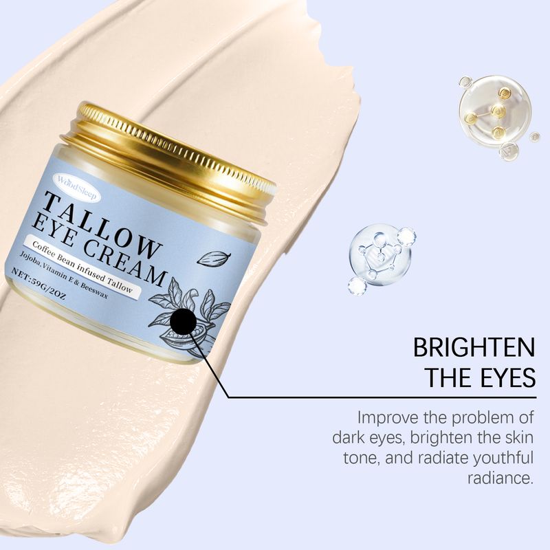 WoodSleep Coffee Grass Fed Butter Eye Cream Nourishes, Smoothes, Tights And Lightly Absorbs Eye Skin_voghion.com