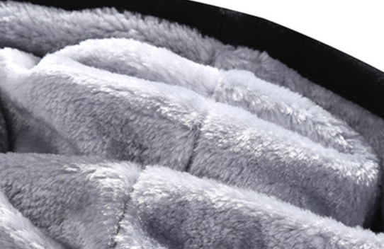 Ropa de hombre Invierno manga larga casual con capucha y polar con cremallera cárdigan pantalones de pierna recta chándal Primavera_voghion.com