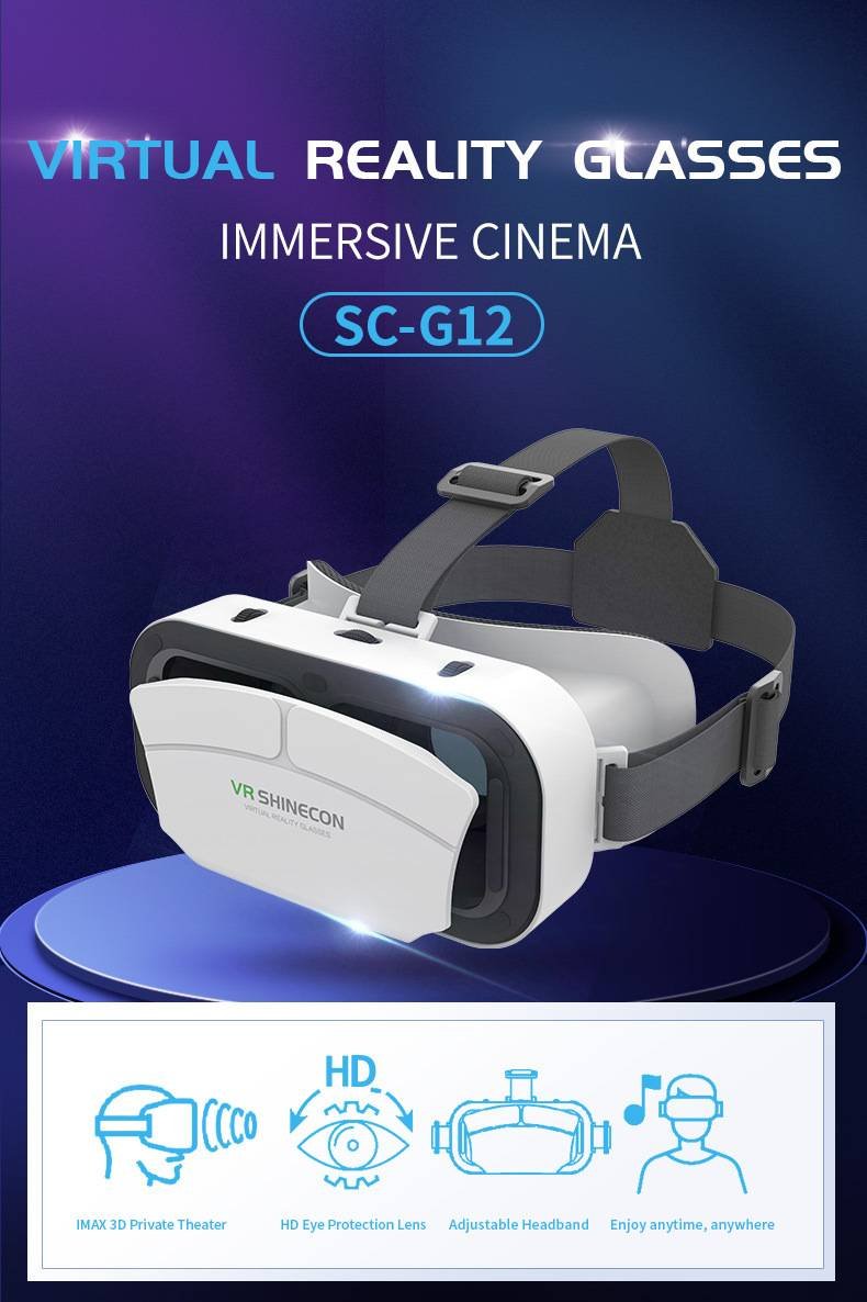 ochelari vr film 3d consolă de jocuri integrată ochelari imersivi de realitate virtuală vrshinecon_voghion.com