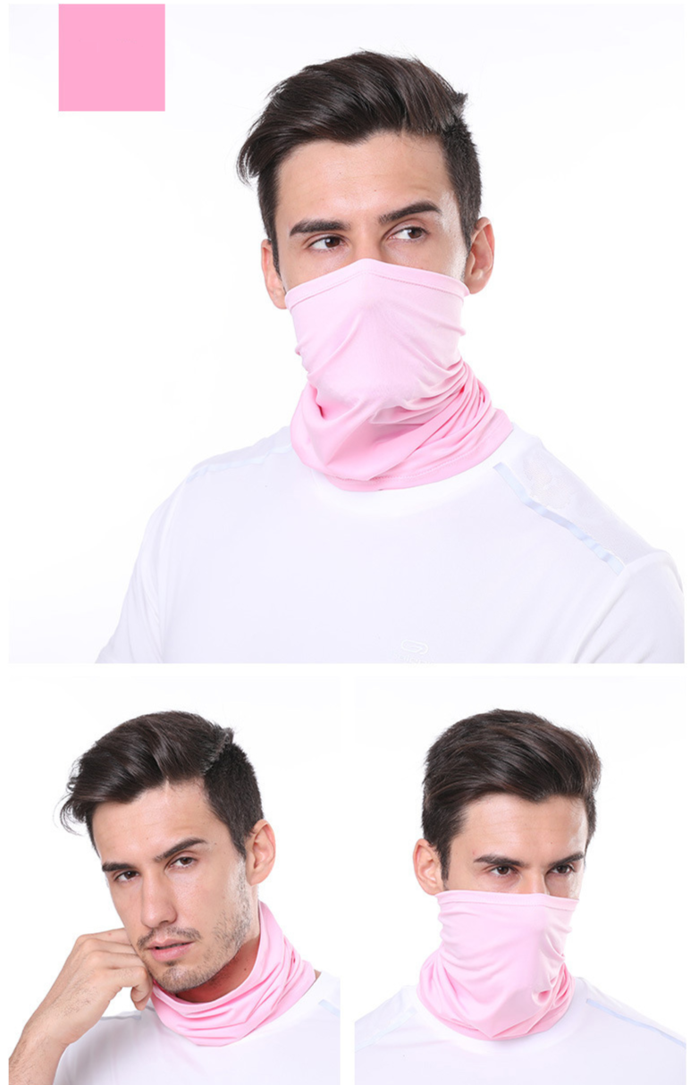 Cycling Face Mask Summer Versatile Magic Headscarf Quick Drying Ice Silk Sunscreen Scarf Sports Breathable Outdoor Cycling Mask_voghion.com