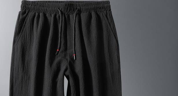 Men's Summer Casual Pants – Lightweight Stretch Joggers With Drawstring Waist, Breathable & Quick-Dry (M-5XL)_voghion.com
