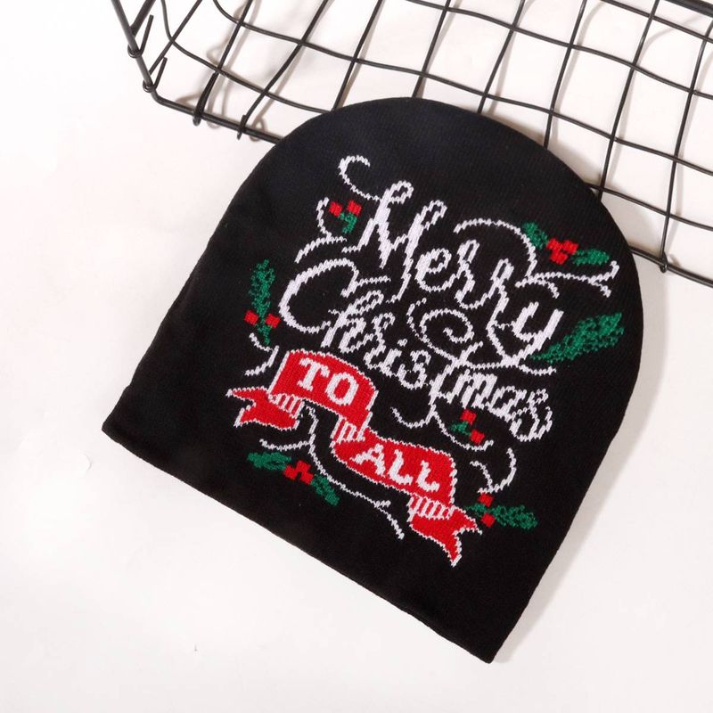 Berretto natalizio in maglia – Cappello invernale foderato in pile con disegni di renne/pupazzo di neve/Babbo Natale (unisex, tesa pieghevole, morbido e caldo per l'esterno)_voghion.com