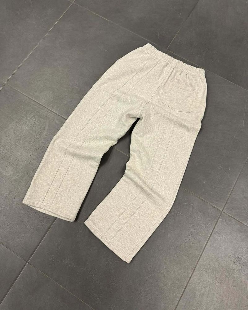 Herren-Jogginghose mit geradem Bein – Lässige Jogginghose mit entspannter Passform, knitterfreies Polyester, Grau (S/M/L/XL)_voghion.com
