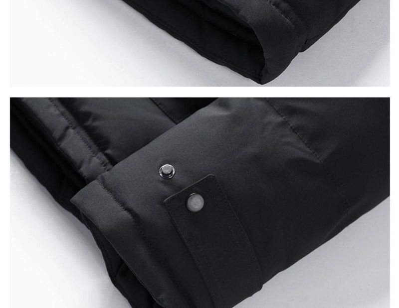 Herrenbekleidung 2025: Neuer, bedruckter Wintermantel mit Kapuze im Retro-Stil – warm, locker geschnitten, dick._voghion.com