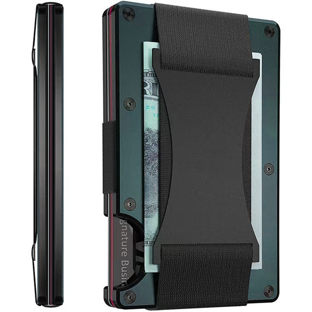Card Holder Aluminium Case And Money Anti Theft RFID Designer Luxury For Men Porta Credencial Tarjetero Wallet Male Slim Case_voghion.com