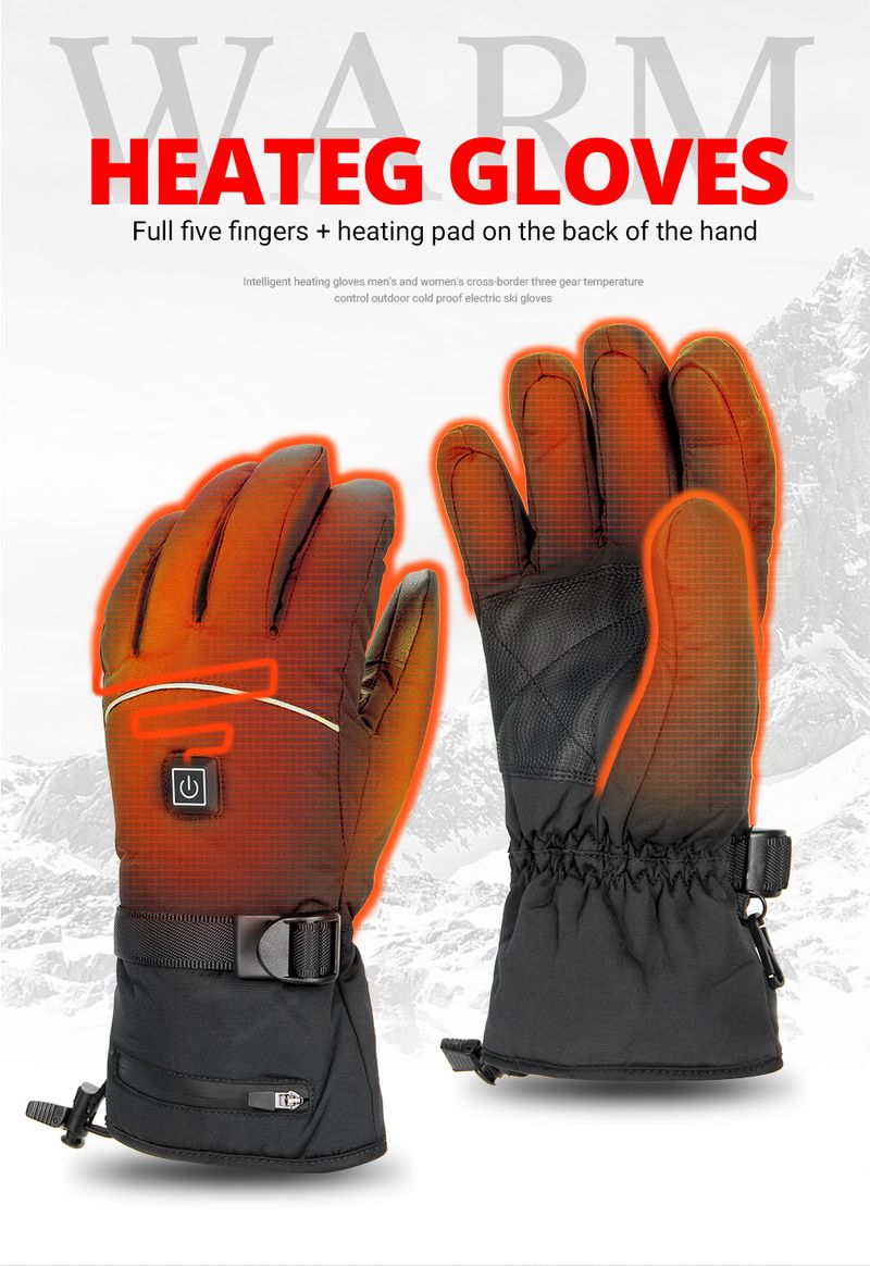 Apparel Accessories heated gloves plus velvet warm motorcycle riding gloves outdoor fishing waterproof charging heating gloves_voghion.com