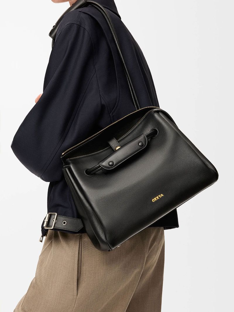 LEMON KOKO Women's Shoulder Bag - Soft PU Tote Bag With Magnetic Closure, Spacious & Stylish For Work & Daily Use (Black, Burgundy, Brown)_voghion.com