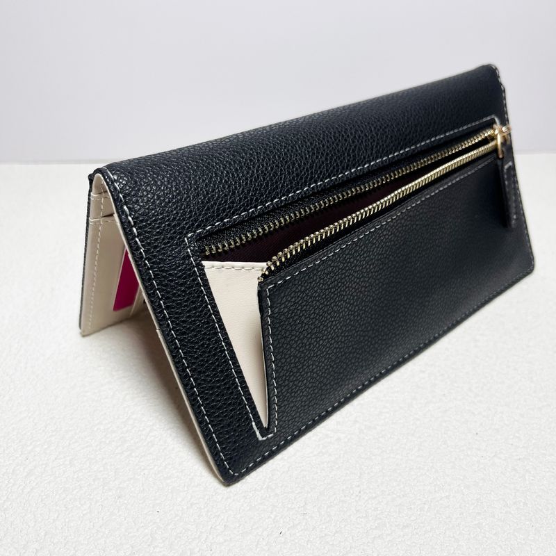 Neue, ultradünne Damen-Geldbörse mit multifunktionalem PU-Reißverschluss und Münzfach_voghion.com