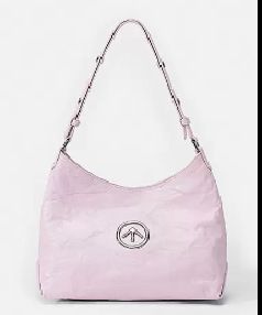 GROTTO Borsa a mano Hobo in pietra nera unisex, con tracolla, in morbida pelle, da ascella_voghion.com