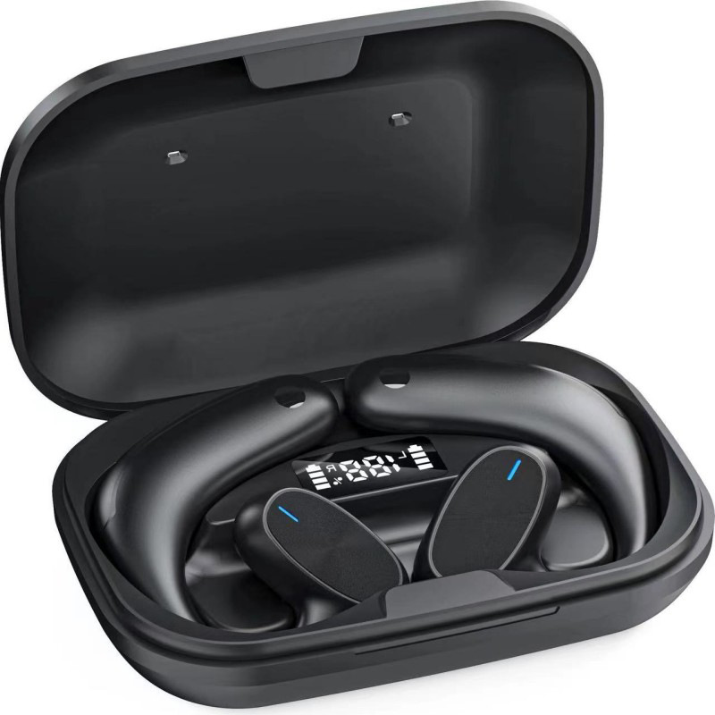 X6pro Bluetooth-oortelefoon met botgeleidingsconcept X6 geüpgraded, dubbele, niet-in-het-oor hangende oordopjes met oplaadstation_voghion.com