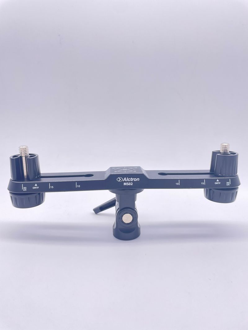 Alctron MS02 stereo mikrofon çubuğu Açı ve yükseklik ayarlanabilir fonksiyonu ile net ölçekli çoklu kayıt yolu_voghion.com