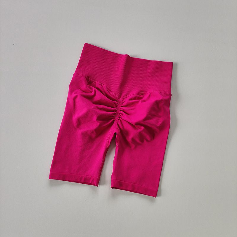 Vêtements pour femmes Shorts de fitness pour femmes, course à pied, cyclisme, pantalons mi-longs, taille haute, pour le yoga_voghion.com