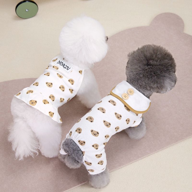 Pantaloni pentru picioare Acasă Animal de companie Haine pentru câini Primăvară/Vară Nou 24 Cu fund complet Urs Patru Picioare_voghion.com