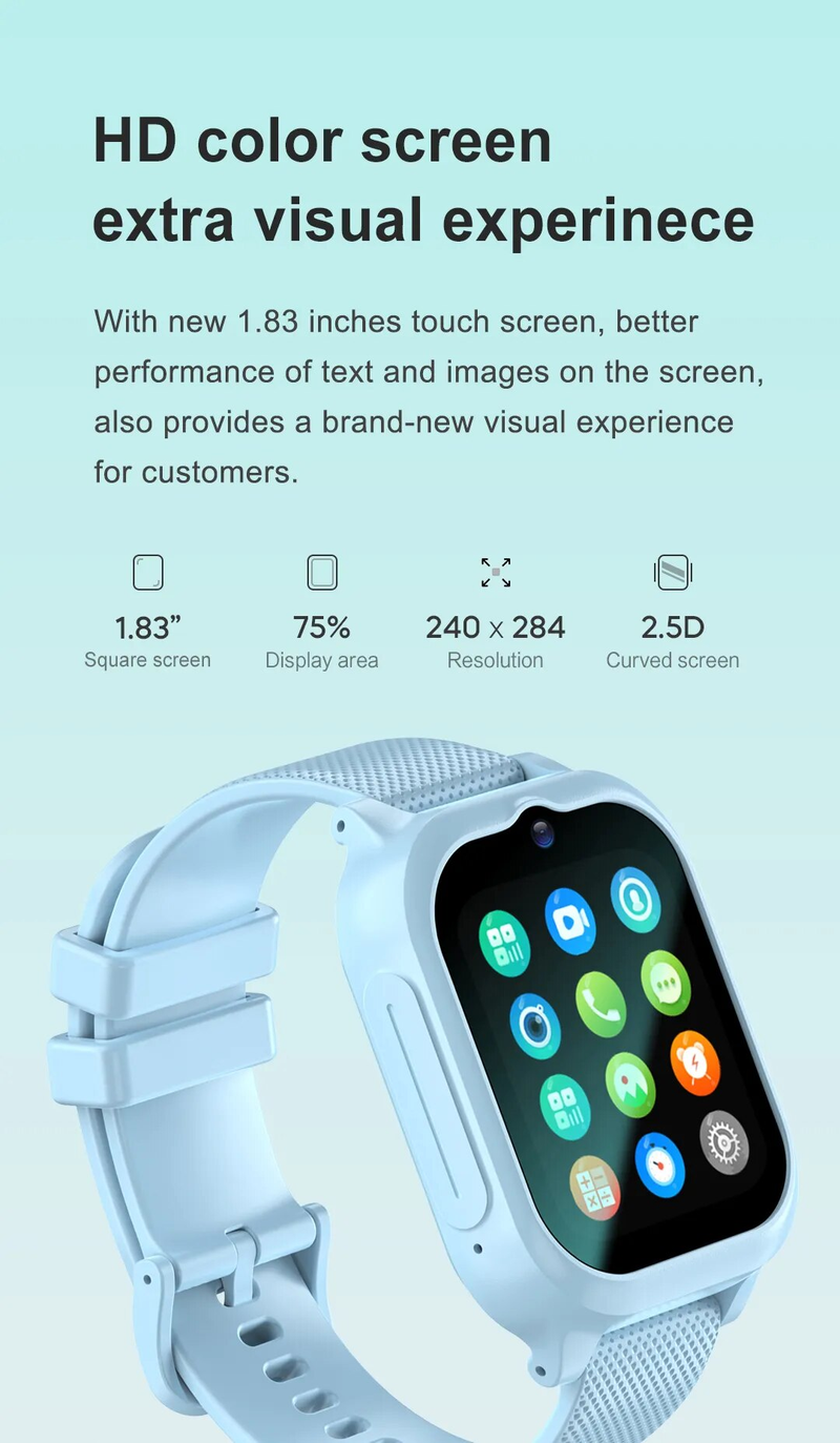 2023 New Phone SIM Card 4g Smart Boy Girl Photo Wifi Positioning Child Watch HD Video Call Sos Tracker Birthday Gift_voghion.com
