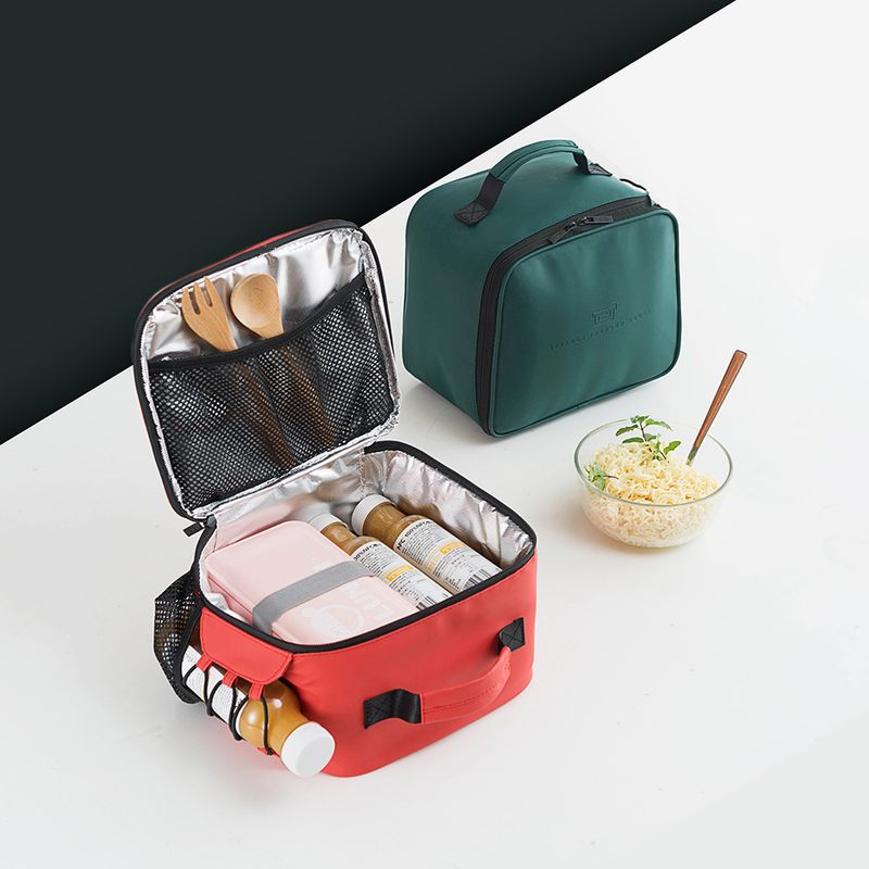 Portable Baby Food Insulation Bags thermo Bag Feeding Milk Bottles Warmer large Waterproof PU Picnic Zipper Thermal Handbag_voghion.com