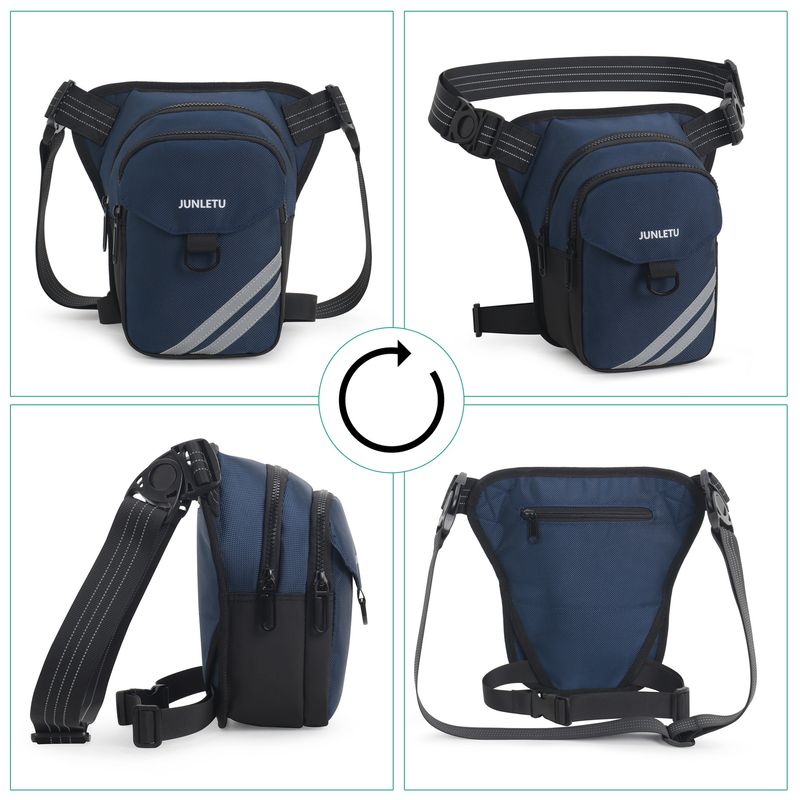 Nei Männer Këscht Bag Crossbody Multifunktionnelle Motorrad Been Bag, waasserdicht a grouss Kapazitéit_voghion.com
