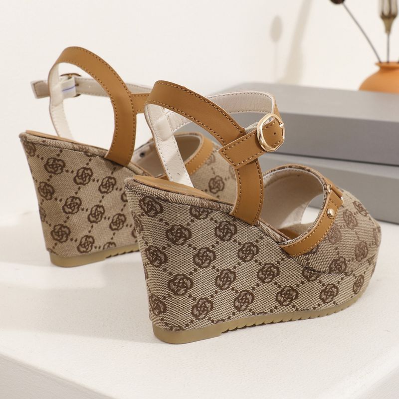 Wysokie Obcasy Koturny Letnie Damskie Buty Luksusowe Designerskie Sandały Casualowe Platformy Andalen Sandały Ias De Mujer_voghion.com