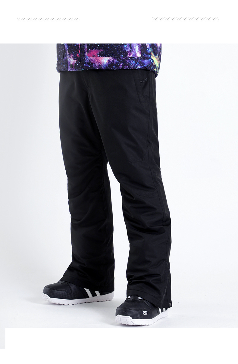 Ski pants Men's overalls windproof waterproof thick warm adult single and double board sports outdoor ski pants_voghion.com