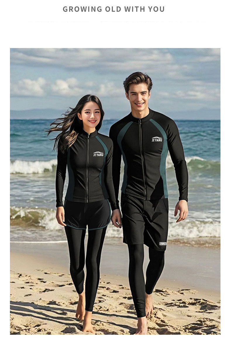 Unisex kleding Ademend Casual badpak Duikpak Surfpak Duikpak Kwallenpak Snel drogend Zonnebrandcrème Lange mouwen Broek Snorkelen_voghion.com