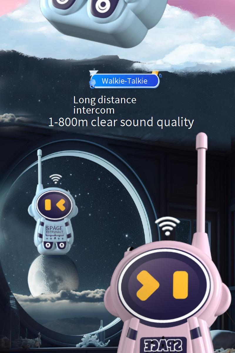 Walkie Talkie Draadloze afstand Kinder walkie talkie speelgoed Baby ouder kind Interactieve dialoog Speelhuis Cartoon telefoon Spelcomputer_voghion.com