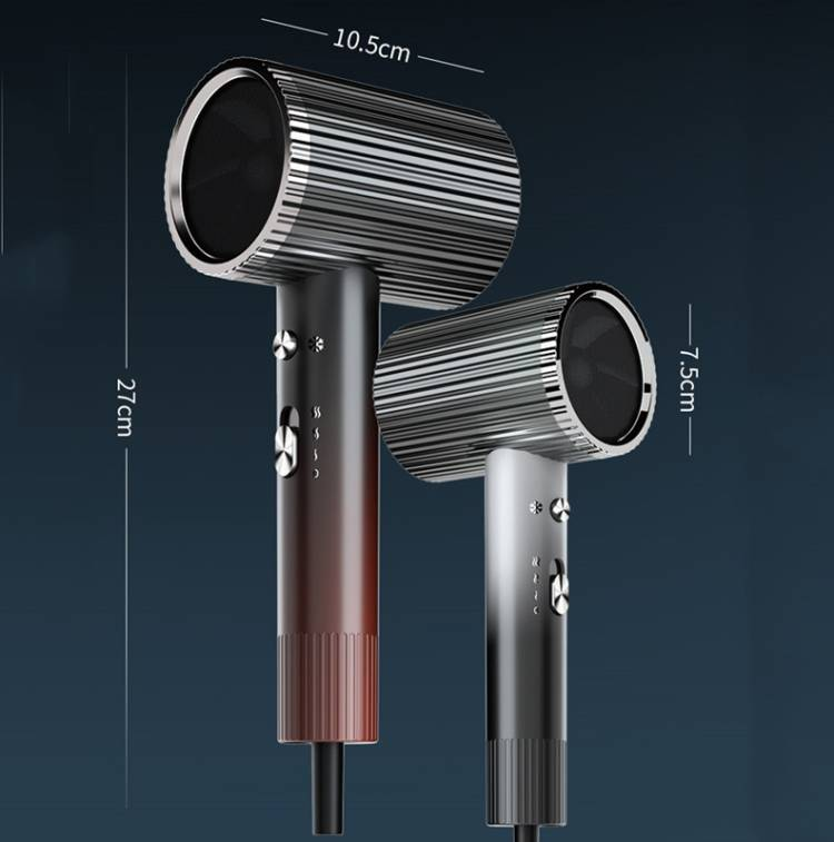 Asciugacapelli a ioni negativi da 1600 W con regolazione a 3 velocità_voghion.com