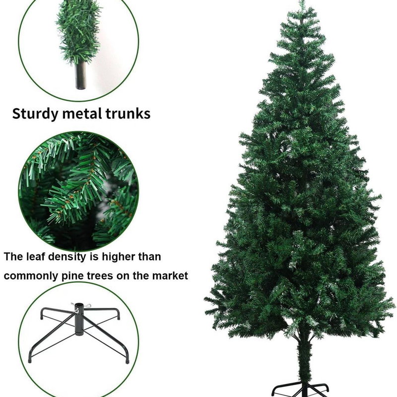 Ein hochwertiger, realistischer und kreativer Weihnachtsbaum wird zu Weihnachten aufgestellt_voghion.com