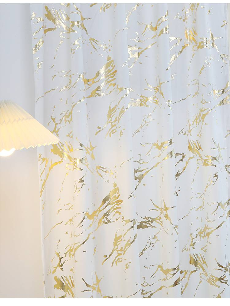 Gold Foil Embroidered Velvet Curtains – Modern Blackout Drapes For Living Room, Bedroom & Commercial Spaces (Green/Grey/Black/White)_voghion.com