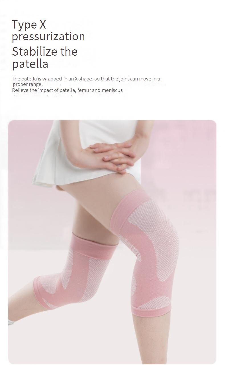 Ultradünne, atmungsaktive Kniebandage für Damen und Herren – hochelastischer, rutschfester Gelenkschutz für Laufen, Tennis, Badminton_voghion.com