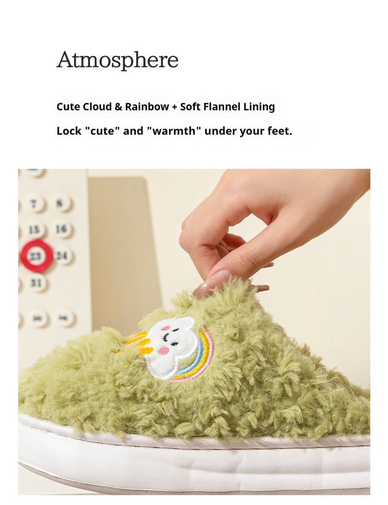 Ultra-Soft Plush Slippers For Women & Men – Cozy Indoor Winter Slides With Anti-Slip EVA Sole & Playful Cartoon Designs (Unisex, 5 Sizes)_voghion.com