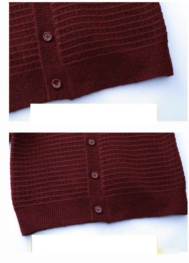 Men's Casual Knit Sweater Oversized Fit Round Neck Long Sleeve Pullover Soft Breathable For Autumn Winter_voghion.com