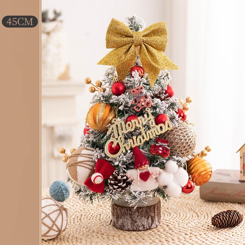 Christmas Tree Decoration, Home Desktop Accessories, Mini Desktop Simulation Tree, Holiday Supplies Decoration_voghion.com