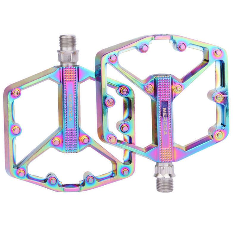 Accessoires de vélo KRSEC, alliage d'aluminium, antidérapants, pédales tout-terrain légères, VTT, trois pédales Peilin_voghion.com