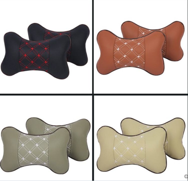 Produse de interior auto perna masina imitatie vin rosu tetiera 4 culori 26*17 perna gat indiferent de tetiera masina_voghion.com