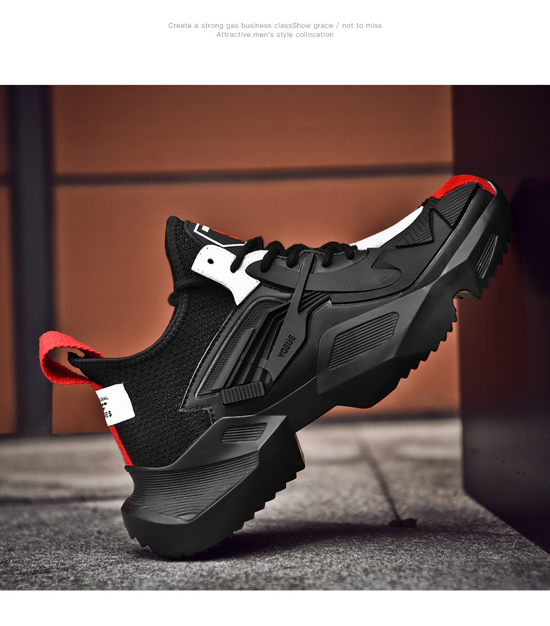 Men's Comfortable Sneakers Breathable Casual Shoes Work Casual Shoes Leather Waterproof_voghion.com
