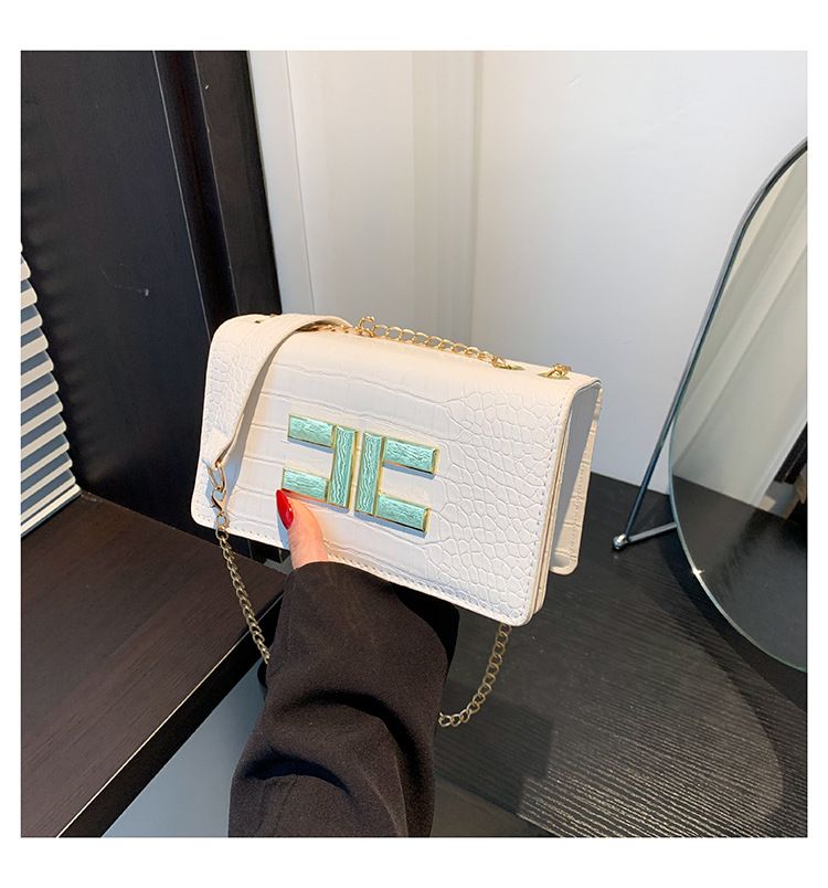 Ženska mala četvrtasta torba modernog i elegantnog krokodilskog uzorka ženska torba preko ramena u korejskom stilu sveobuhvatna torba preko ramena_voghion.com