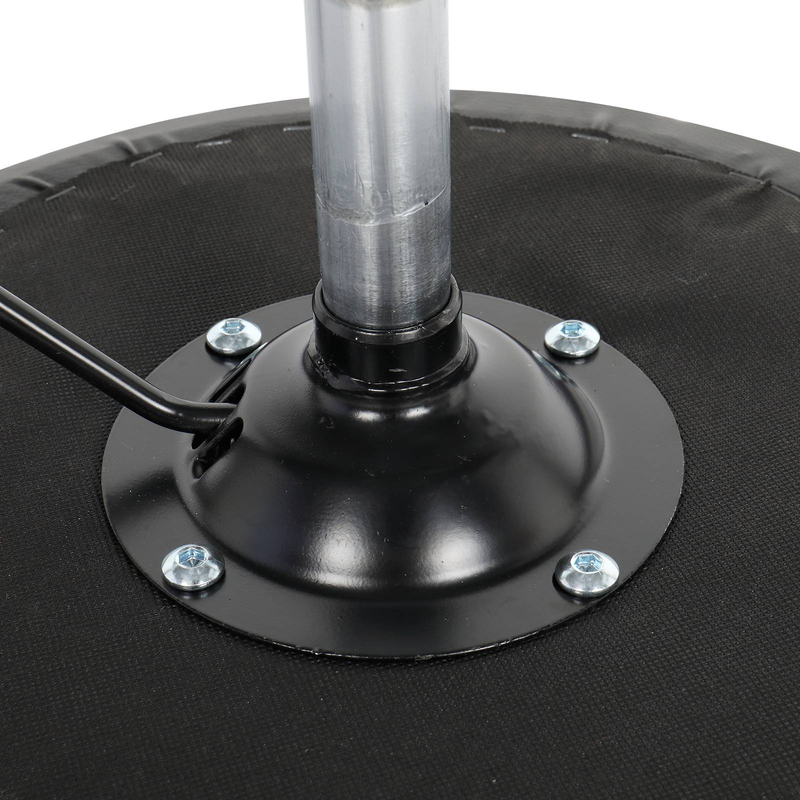 Drehbarer Barhocker mit 8 cm dickem Kissen, 150 kg Tragkraft, 360°-Drehung, verstellbarer Gasdruckfeder, Schwarz, für Salons, Werkstätten und Hausbars_voghion.com