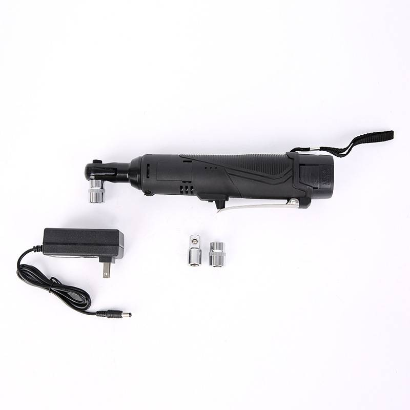 16.8V Cordless Electric Ratchet Wrench With 90° Angle & High Torque, Lithium-Ion Battery Powered For Automotive Repair & Industrial Assembly_voghion.com