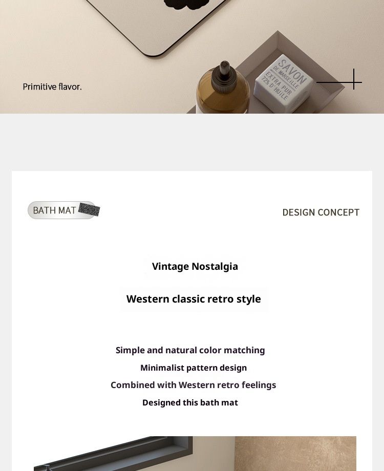 Dywanik łazienkowy z diatomitu – ultrachłonny i szybkoschnący, antypoślizgowy dywanik łazienkowy z kwiatowym wzorem do prysznica i toalety (nowoczesny minimalistyczny, tkany maszynowo)_voghion.com