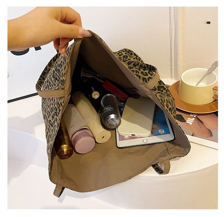 2025 Spring And Summer New Niche Design Plaid Canvas Casual Large Capacity Double Shoulder Women's Handbag_voghion.com
