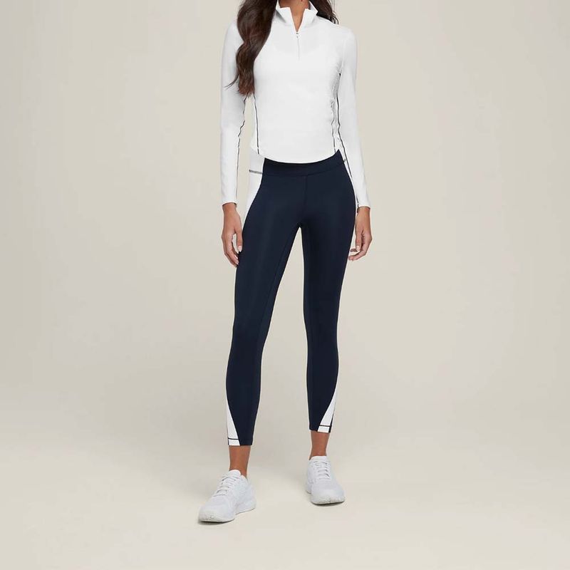 High-quality Slim-fitting Long-sleeved Yoga Women's Breathable Slim-fitting Sports Zipper Golf Tennis Top With A Nude Feel_voghion.com