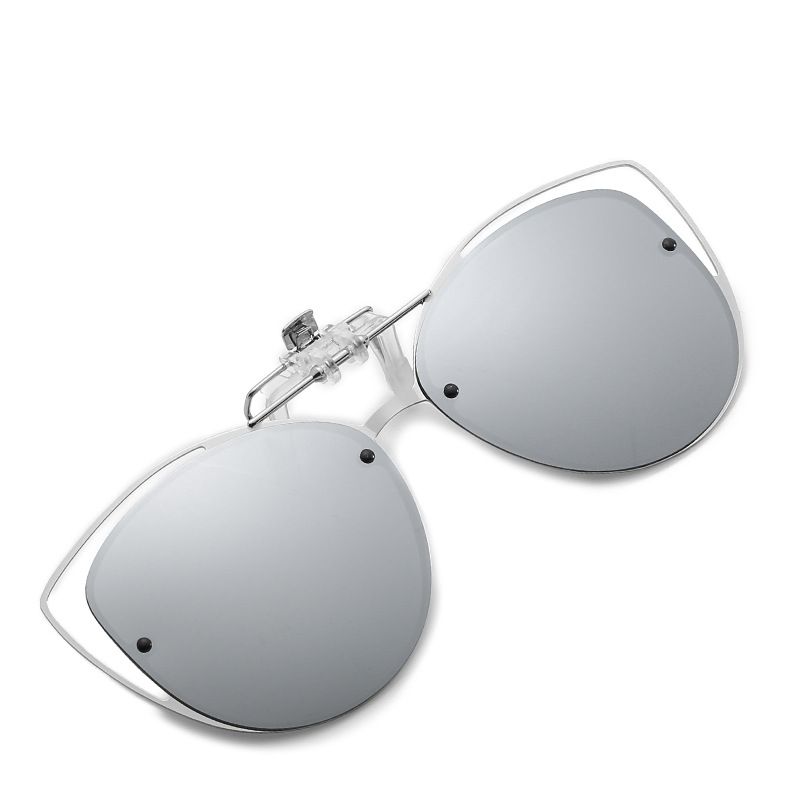 2025 Polarisierte Unisex-Sonnenbrille mit Sehstärke für Tag- und Nachtsichtgläser mit doppeltem Verwendungszweck, Katzenaugenbrille zum Aufstecken_voghion.com