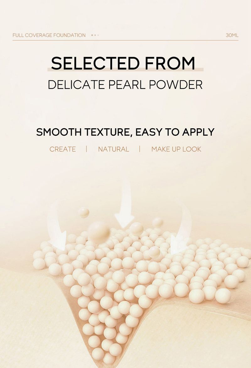 Makeup Tool Kits Quiyum Full Coverage Liquid Foundation 30ml (color Box) To Enhance The Skin's Natural And Light Foundation Cosmetics_voghion.com