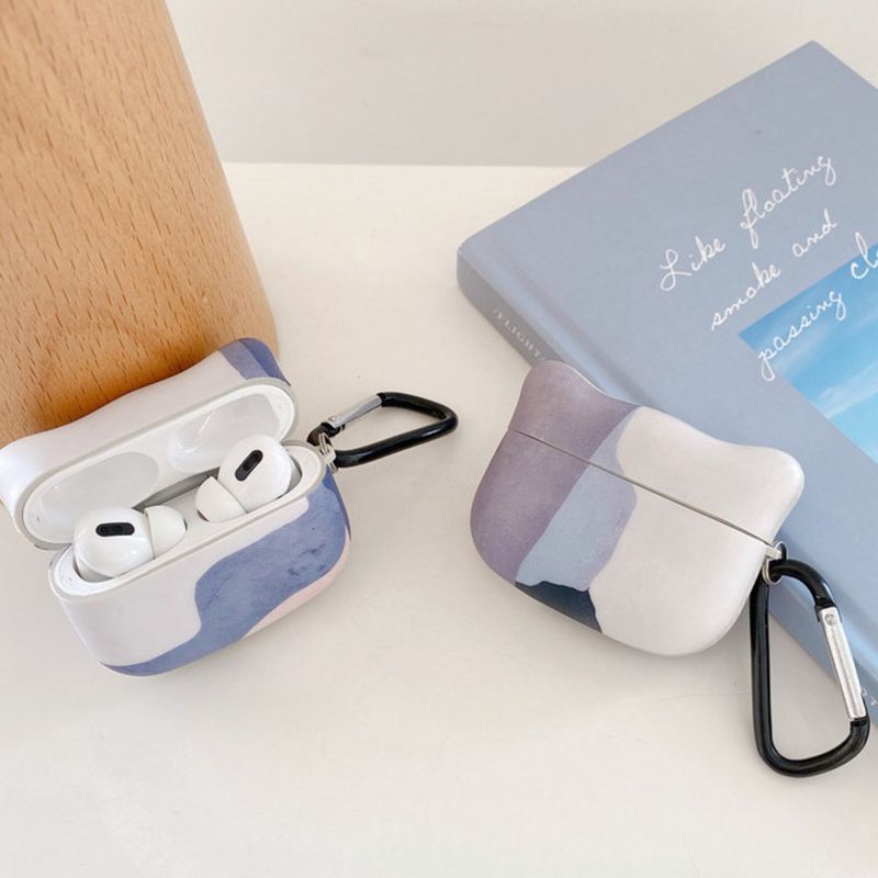 Custodia protettiva adatta per auricolari wireless Bluetooth di terza generazione Pro Airpods, personalizzata, con blocco di colore nordico_voghion.com