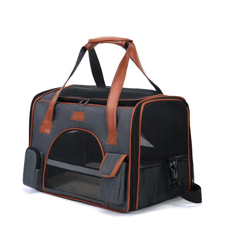 Kleine, faltbare Transporttasche für Hunde und Katzen, ideal für Reisen im Auto oder unterwegs, tragbarer Käfig_voghion.com