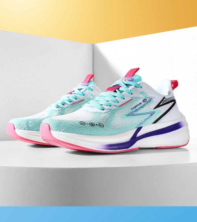 New High Elastic Sports Shoes Men Net Surface Breathable Young Middle School Students Ultra-light Shock Absorption Running Shoes_voghion.com