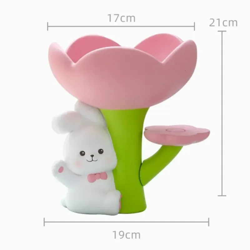 Storage Ornaments Household Cute Rabbit Key Organizer Portable Small Item Tool Tray Ornament Childrens Room Desktop_voghion.com