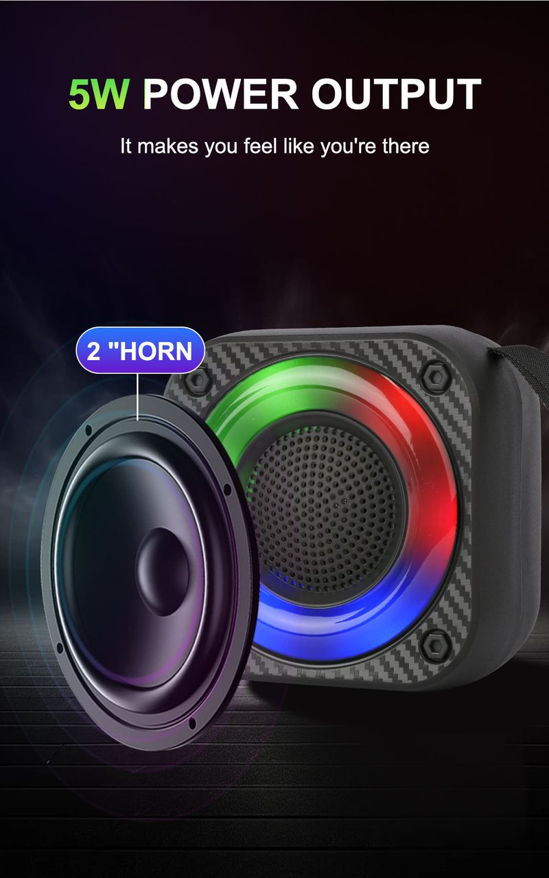 ZQS1205W Bezprzewodowy głośnik Bluetooth Mały zewnętrzny przenośny karaoke Mały sprzęt audio Dom Mały subwoofer_voghion.com